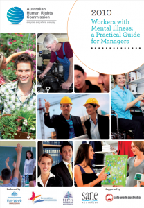Workers with Mental Illness: a Practical Guide for Managers