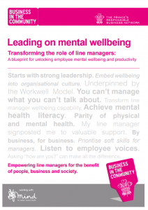 Leading on Mental Wellbeing: Transforming the Role of Line Managers