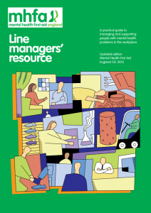 Line Managers’ Resource - A Practical Guide to Managing and Supporting People with Mental Health Problems in the Workplace