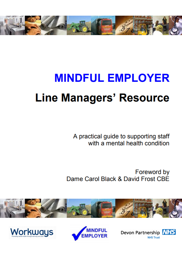 Line Managers Resource A Practical Guide to Supporting Staff with a Mental Health Condition