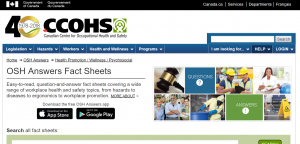 Canadian Centre for Occupational Health and Safety