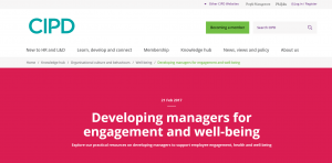 Developing Managers for Engagement and Well-being
