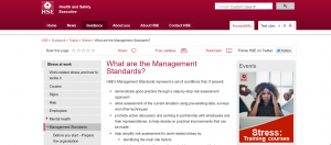 Management Standards - Health and Safety Executive