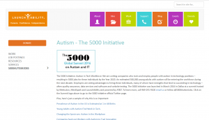 Autism - The 5000 Initiative